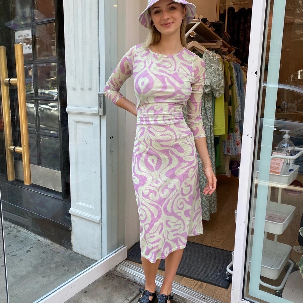 Find Me Now Dream On Mesh Dress in Lilac
